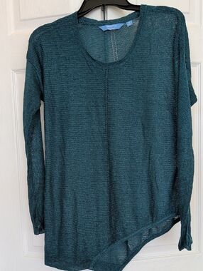 Simply Vera Vera Wang Teal Knit Scoop Neck Top